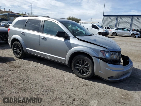 2020 Dodge Journey SE Value with VIN 3C4PDCAB7LT273058, listed as a Copart auction lot 46137285 with 84,043 mi miles and Salvage Title. Bid and sale history available at DreamBid. Image 4.