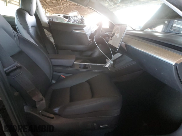 2021 Tesla Model 3 Performance with VIN 5YJ3E1EC0MF060360, listed as a Copart auction lot 43315195 with 28,726 mi miles and Salvage Title. Bid and sale history available at DreamBid. Image 7.