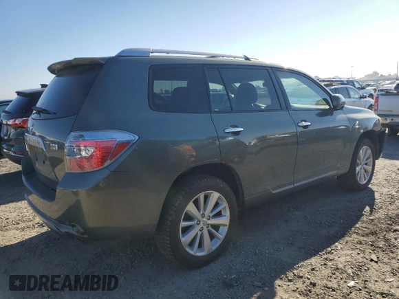 2010 Toyota Highlander Hybrid with VIN JTEBW3EH0A2044721, listed as a Copart auction lot 88714825 with 224,953 mi miles and Salvage Title. Bid and sale history available at carsss.com. Image 3.