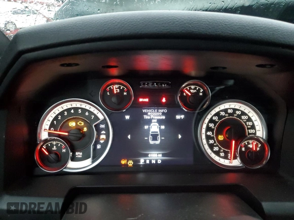 2023 Ram 1500 Classic SLT with VIN 1C6RR7GG9PS538923, listed as a Copart auction lot 85883204 with 41,926 mi miles and Salvage Title. Bid and sale history available at carsss.com. Image 9.