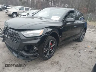2025 Audi Q5 S line Premium Plus with VIN WA1EAAFY7S2024867, listed as a IAAI auction lot 41298225 with 316 mi miles and . Bid and sale history available at DreamBid. Image 2.