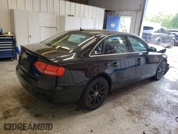 2010 Audi A4 Premium Plus with VIN WAUFFAFL5AN020682, listed as a Copart auction lot 59875725 with 148,889 mi miles and Salvage title. Bid and sale history available at DreamBid. Image 3.