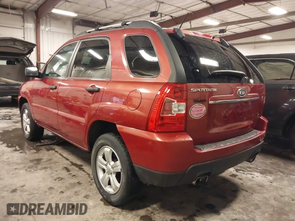 2010 Kia Sportage LX with VIN KNDKG3A40A7727753, listed as a IAAI auction lot 41615255 with 73,869 mi miles and . Bid and sale history available at carsss.com. Image 3.