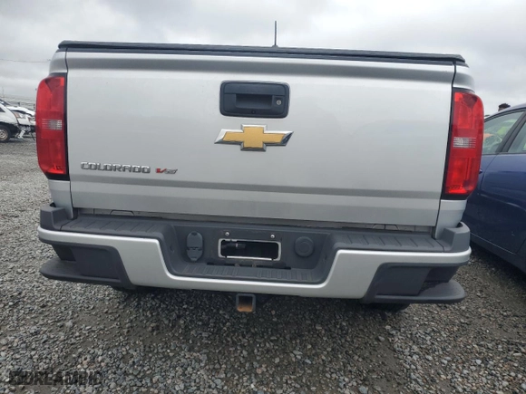 2017 Chevrolet Colorado 2WD WT with VIN 1GCHSBEN7H1282138, listed as a Copart auction lot 75078184 with 0 mi miles and Salvage Title. Bid and sale history available at carsss.com. Image 6.