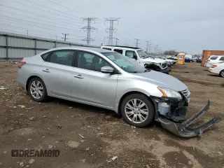 2015 Nissan Sentra SL with VIN 3N1AB7AP6FY220750, listed as a Copart auction lot 51371865 with 104,821 mi miles and Salvage Title. Bid and sale history available at DreamBid. Image 4.