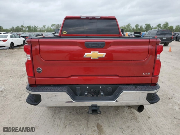 2022 Chevrolet Silverado 2500HD LTZ with VIN 1GC4YPEY1NF167022, listed as a Copart auction lot 51585325 with NaN miles and Salvage Title. Bid and sale history available at carsss.com. Image 6.