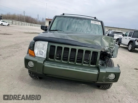 2006 Jeep Commander with VIN 1J8HG48K06C297654, listed as a Copart auction lot 51000155 with 126,235 mi miles and Salvage Title. Bid and sale history available at DreamBid. Image 12.