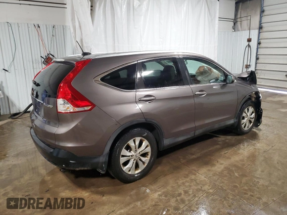 2014 Honda CR-V EX-L with VIN 2HKRM4H78EH698758, listed as a Copart auction lot 51436625 with 129,291 mi miles and Salvage Title. Bid and sale history available at carsss.com. Image 3.