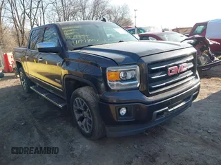 2015 GMC Sierra 1500 SLT with VIN 3GTU2VEC4FG428881, listed as a IAAI auction lot 41779451 with 150,115 mi miles and . Bid and sale history available at DreamBid. Image 1.