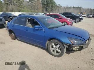 2005 Honda Accord EX with VIN 1HGCM567X5A109233, listed as a Copart auction lot 48531265 with Not Provided miles and Salvage Title. Bid and sale history available at DreamBid. Image 4.