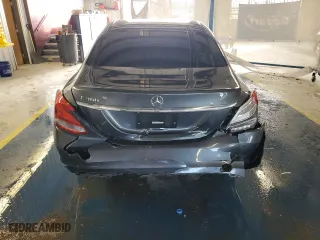 2015 Mercedes-Benz C-Class C 300 with VIN 55SWF4JB7FU059782, listed as a Copart auction lot 44713235 with 90,054 mi miles and Salvage Title. Bid and sale history available at carsss.com. Image 6.