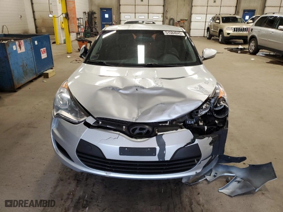 2012 Hyundai Veloster w/Black Int with VIN KMHTC6AD2CU020056, listed as a Copart auction lot 51584845 with 83,458 mi miles and Salvage Title. Bid and sale history available at carsss.com. Image 5.