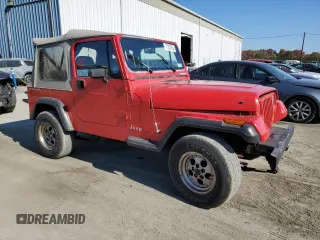 1993 Jeep Wrangler "S" with VIN 1J4FY19P2PP246553, listed as a Copart auction lot 77257954 with 188,373 mi miles and Clean Title. Bid and sale history available at carsss.com. Image 4.