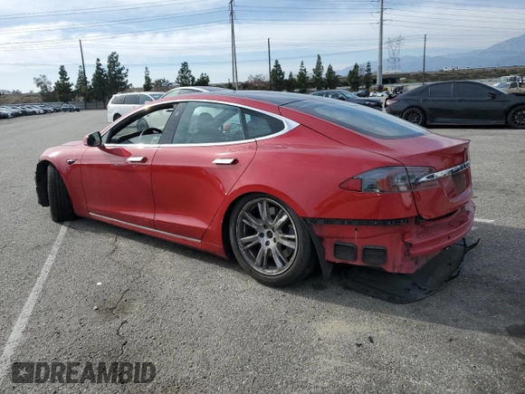 2020 Tesla Model S Long Range with VIN 5YJSA1E22LF401139, listed as a Copart auction lot 44770285 with 128,685 mi miles and Salvage title. Bid and sale history available at DreamBid. Image 2.