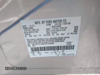 2015 Ford Edge SEL with VIN 2FMTK3J95FBC30089, listed as a IAAI auction lot 41920196 with 69,880 mi miles. Bid and sale history available at carsss.com. Image 9.