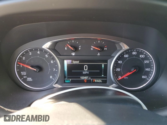 2018 GMC Acadia SLT with VIN 1GKKNMLA9JZ122458, listed as a Copart auction lot 49810625 with 102,497 mi miles and Salvage Title. Bid and sale history available at DreamBid. Image 9.