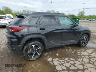 2021 Chevrolet TrailBlazer RS with VIN KL79MTSL3MB052606, listed as a Copart auction lot 53297584 with 55,204 mi miles and . Bid and sale history available at DreamBid. Image 3.