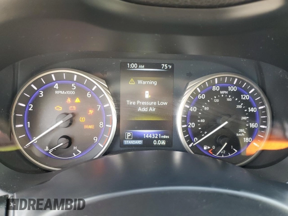 2014 Infiniti Q50 Premium with VIN JN1BV7AP2EM674006, listed as a Copart auction lot 52134725 with 144,321 mi miles and Salvage Title. Bid and sale history available at carsss.com. Image 9.