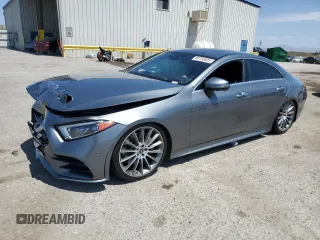 2019 Mercedes-Benz CLS 450 with VIN WDD2J5JB9KA027171, listed as a Copart auction lot 60758935 with 64,287 mi miles and Salvage title. Bid and sale history available at DreamBid. Image 1.