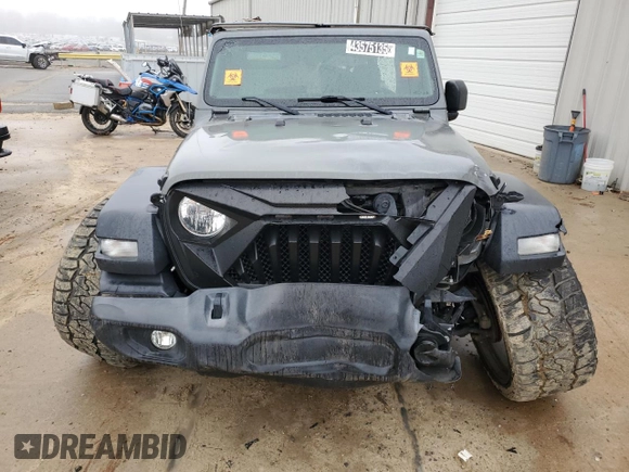 2018 Jeep Wrangler Unlimited Sport S with VIN 1C4HJXDN7JW264071, listed as a Copart auction lot 43575135 with 96,371 mi miles and Clean title. Bid and sale history available at DreamBid. Image 5.