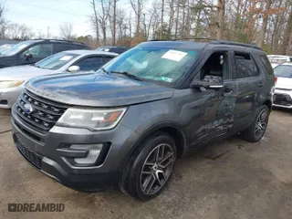 2016 Ford Explorer Sport with VIN 1FM5K8GT8GGC63879, listed as a IAAI auction lot 41607284 with 172,423 mi miles. Bid and sale history available at carsss.com. Image 2.