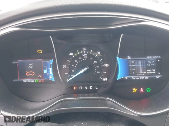 2017 Ford Fusion Hybrid SE с VIN 3FA6P0LU6HR324771, выставлен на аукционе IAAI как лот 42612195 с пробегом 103 988 миль миль и . История ставок и продаж доступна на DreamBid. Изображение 7.