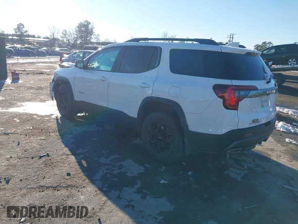 2021 GMC Acadia AT4 with VIN 1GKKNLLS5MZ124120, listed as a IAAI auction lot 41260497 with 50,672 mi miles and . Bid and sale history available at DreamBid. Image 3.
