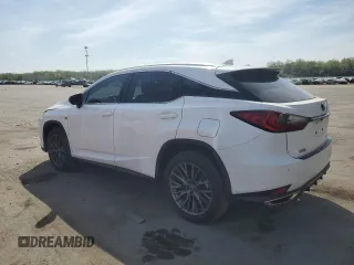 2022 Lexus RX with VIN 2T2SZMDA2NC309843, listed as a Copart auction lot 54670415 with 54,298 mi miles and Salvage Title. Bid and sale history available at carsss.com. Image 2.