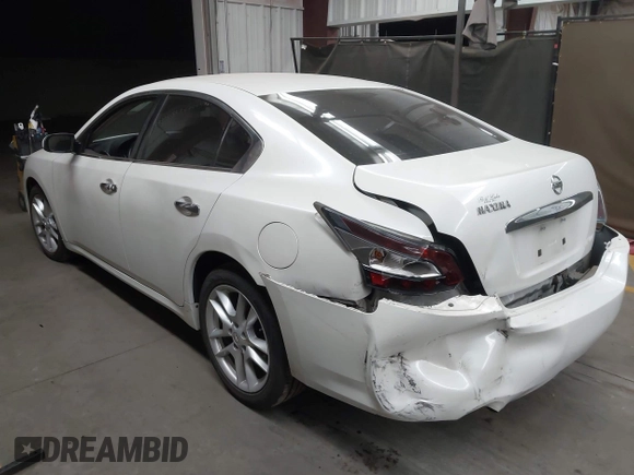 2013 Nissan Maxima SV with VIN 1N4AA5AP6DC822130, listed as a IAAI auction lot 42076155 with 132,593 mi miles and . Bid and sale history available at DreamBid. Image 3.