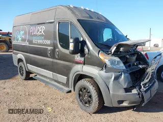 2018 Ram ProMaster Cargo with VIN 3C6TRVCG1JE138932, listed as a IAAI auction lot 41837140 with Not Provided miles and . Bid and sale history available at DreamBid. Image 1.