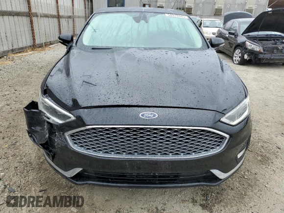 2019 Ford Fusion Titanium with VIN 3FA6P0K97KR254492, listed as a Copart auction lot 54978445 with 99,278 mi miles and Salvage title. Bid and sale history available at DreamBid. Image 5.
