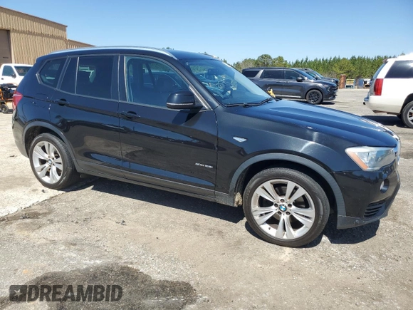 2016 BMW X3 sDrive28i with VIN 5UXWZ7C54G0R32355, listed as a Copart auction lot 48480535 with 179,021 mi miles and Clean Title. Bid and sale history available at DreamBid. Image 4.
