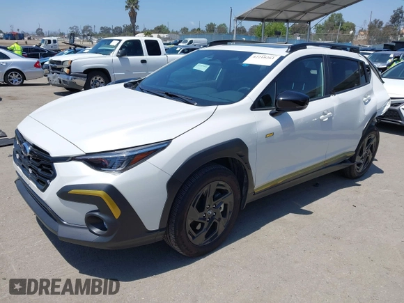 2024 Subaru Crosstrek Special Sports z VIN 4S4GUHF60R3828568, wystawiony jako IAAI lot #42218261 z przebiegiem 5 218 mil mil oraz . Historia ofert i sprzedaży dostępna na DreamBid. Obrazek 2.