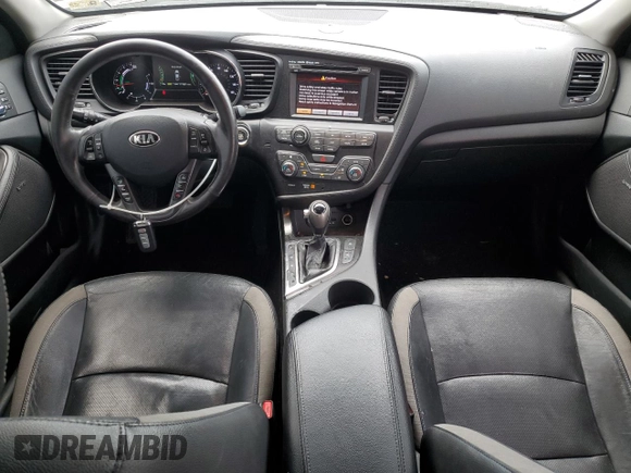 2013 Kia Optima EX with VIN KNAGM4AD2D5054076, listed as a Copart auction lot 59565815 with 111,887 mi miles and Salvage title. Bid and sale history available at DreamBid. Image 8.