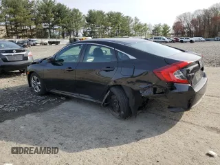 2018 Honda Civic LX with VIN 2HGFC2F55JH558246, listed as a Copart auction lot 53281225 with 43,701 mi miles and Salvage Title. Bid and sale history available at DreamBid. Image 2.
