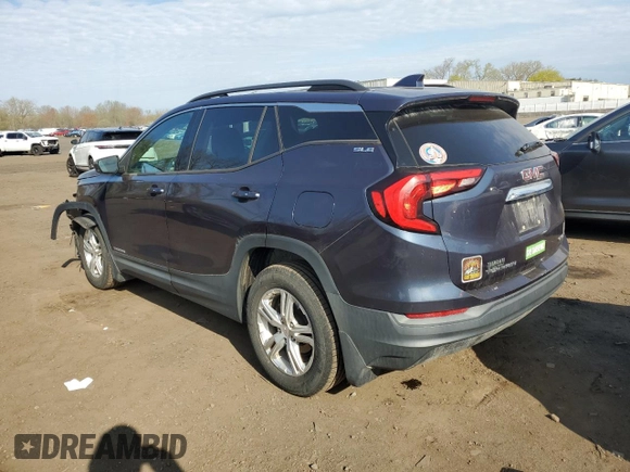 2018 GMC Terrain SLE with VIN 3GKALTEV3JL384706, listed as a Copart auction lot 53725985 with 66,857 mi miles and Salvage Title. Bid and sale history available at carsss.com. Image 2.