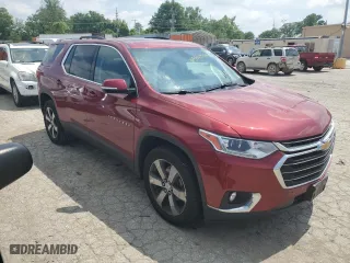 2018 Chevrolet Traverse LT Leather with VIN 1GNERHKW0JJ126406, listed as a Copart auction lot 55109144 with 156,430 mi miles and Salvage Title. Bid and sale history available at carsss.com. Image 4.