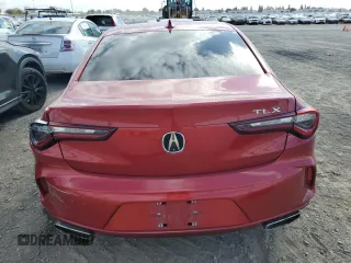 2021 Acura TLX w/Advance Package with VIN 19UUB5F61MA009716, listed as a Copart auction lot 76592364 with 0 mi miles and Salvage Title. Bid and sale history available at carsss.com. Image 6.