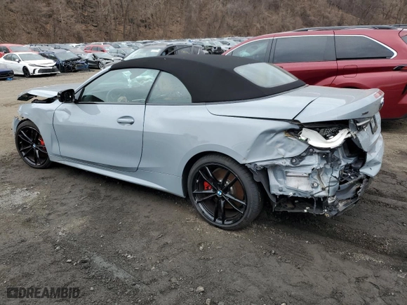 2024 BMW 4 Series M440i xDrive with VIN WBA63AT06RCP05994, listed as a Copart auction lot 48021625 with 5,077 mi miles and Salvage Title. Bid and sale history available at carsss.com. Image 2.