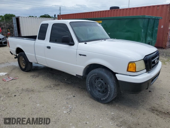 2005 Ford Ranger XL with VIN 1FTYR14U45PA61863, listed as a Copart auction lot 62526595 with Not provided miles and Clean title. Bid and sale history available at DreamBid. Image 4.