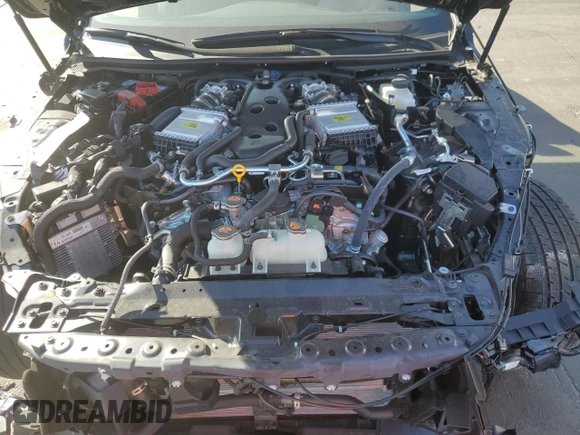 2024 Infiniti Q50 Red Sport 400 with VIN JN1FV7DPXRM660325, listed as a Copart auction lot 83021934 with 142 mi miles and Non Repairable. Bid and sale history available at DreamBid. Image 11.