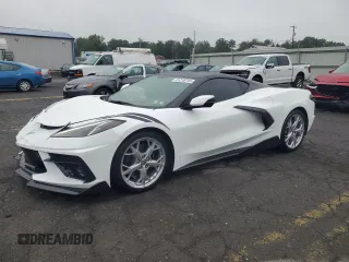 2021 Chevrolet Corvette 3LT with VIN 1G1YC2D4XM5108503, listed as a Copart auction lot 61218745 with 14,018 mi miles and Salvage title. Bid and sale history available at DreamBid. Image 1.