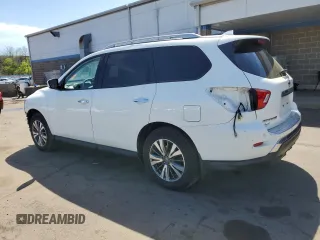 2020 Nissan Pathfinder S with VIN 5N1DR2AM9LC635284, listed as a Copart auction lot 54777075 with 74,406 mi miles and Salvage title. Bid and sale history available at DreamBid. Image 2.