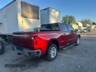2022 Chevrolet Silverado 1500 LT with VIN 3GCPACEK0NG610345, listed as a Copart auction lot 54154055 with 23,486 mi miles and Clean Title. Bid and sale history available at carsss.com. Image 4.