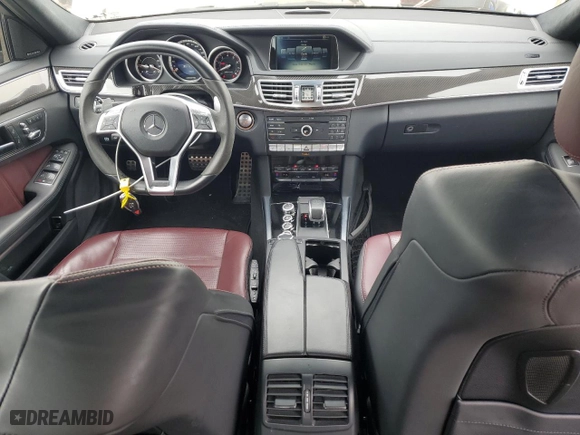 2016 Mercedes-Benz E-Class AMG E 63 S with VIN WDDHF7GB9GB178849, listed as a Copart auction lot 54595574 with 23,587 mi miles. Bid and sale history available at carsss.com. Image 8.