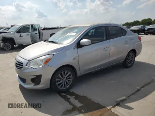 2019 Mitsubishi Mirage G4 ES with VIN ML32F3FJ0KHF16622, listed as a Copart auction lot 61160784 with 115,490 mi miles and Salvage Title. Bid and sale history available at carsss.com. Image 1.