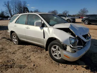 2001 Lexus RX 300 with VIN JTJHF10U410171424, listed as a Copart auction lot 46814695 with 286,938 mi miles and Salvage Title. Bid and sale history available at carsss.com. Image 4.