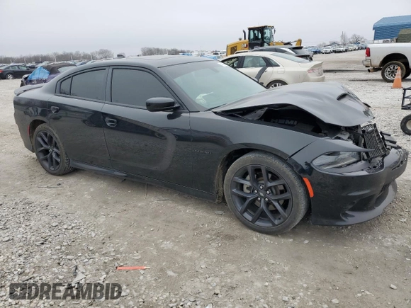2021 Dodge Charger R/T with VIN 2C3CDXCT3MH652004, listed as a Copart auction lot 44245295 with 62,506 mi miles and Clean Title. Bid and sale history available at DreamBid. Image 4.