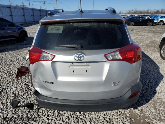 2015 Toyota RAV4 XLE with VIN JTMRFREV7FD152065, listed as a Copart auction lot 80750283 with 115,187 mi miles and Salvage Title. Bid and sale history available at carsss.com. Image 6.