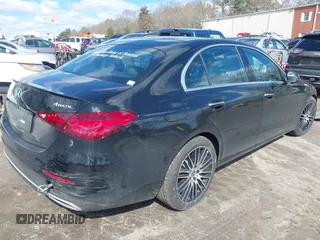 2025 Mercedes-Benz C 300 with VIN W1KAF4HB5SR241590, listed as a IAAI auction lot 41654082 with 4,297 mi miles and . Bid and sale history available at DreamBid. Image 4.